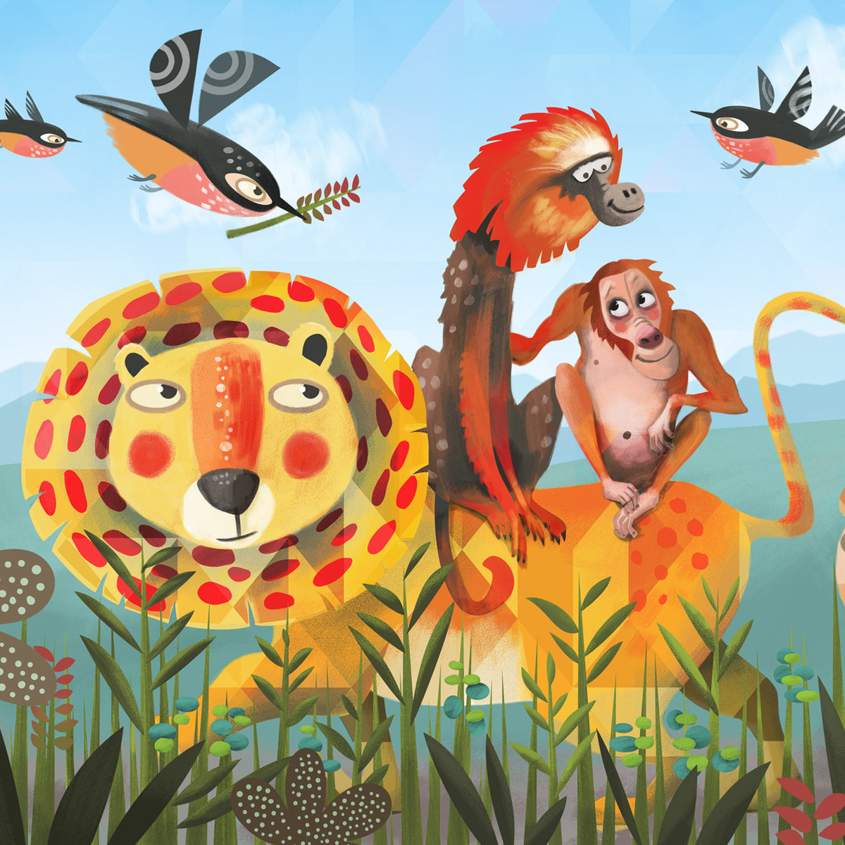 On Safari - Fine Art Giclée Print